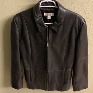 Women’s Black Leather Jacket